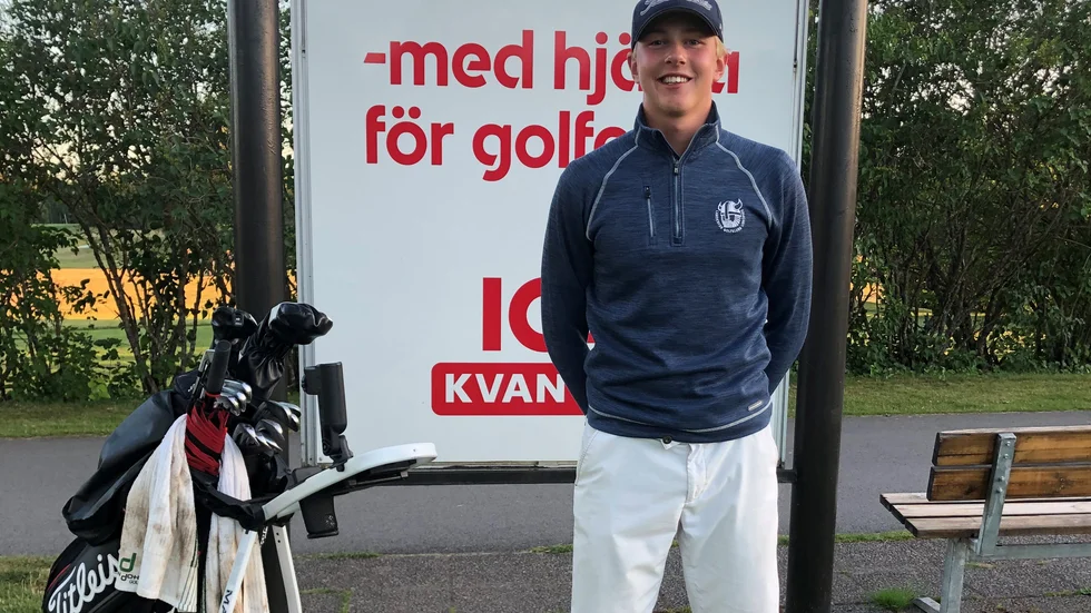 Vinnaren Wilmer Ederö från Landeryds GK.