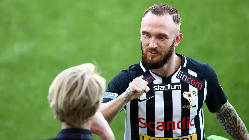 Max Olsson blev matchhjälte med sina två mål mot Sandviken. 