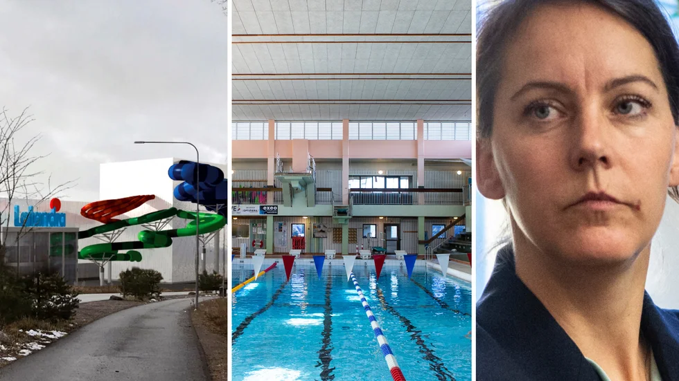 I kommunens skisser skulle den kommunala simhallen ligga tillsammans med Lalandias anläggning.