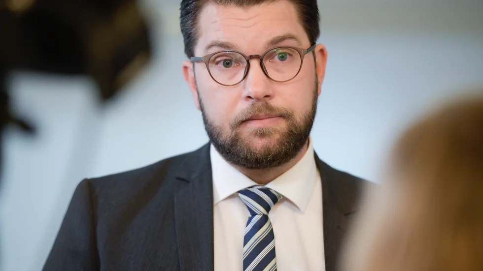 Sverigedemokraternas partiledare Jimmie Åkesson. Arkivbild.