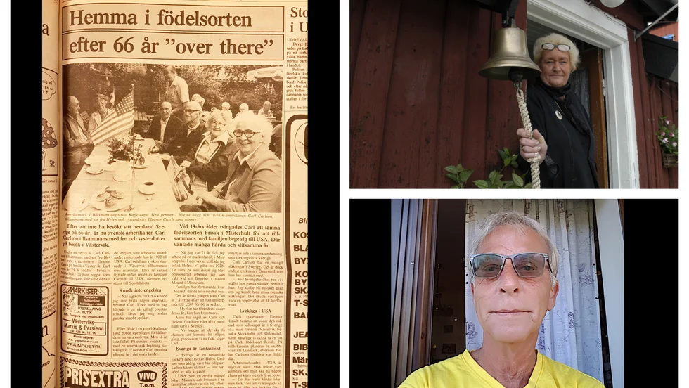 I tidningen slogs det på stort när hemvändaren Karl Karlsson återsåg sina barndomstrakter. Barbro Ackrell som drev verksamheten vid Båtsmansgränd i många år berättade sina historier för Bosse Eriksson innan hon gick bort för två år sedan.
