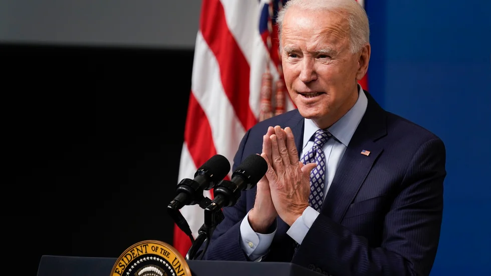 USA:s president Joe Biden fick inte igenom en höjning av minimilönen. Arkivbild.