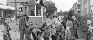 Fullastade spårvagnarna tvingade fram den nya linjen
