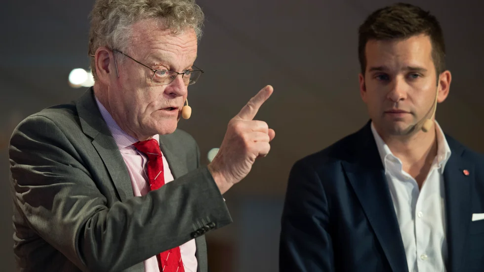Riksidrottsförbundets ordförande Björn Eriksson (till vänster) anser att inreseförbudet kväver svensk evenemangsidrott. Arkivbild.