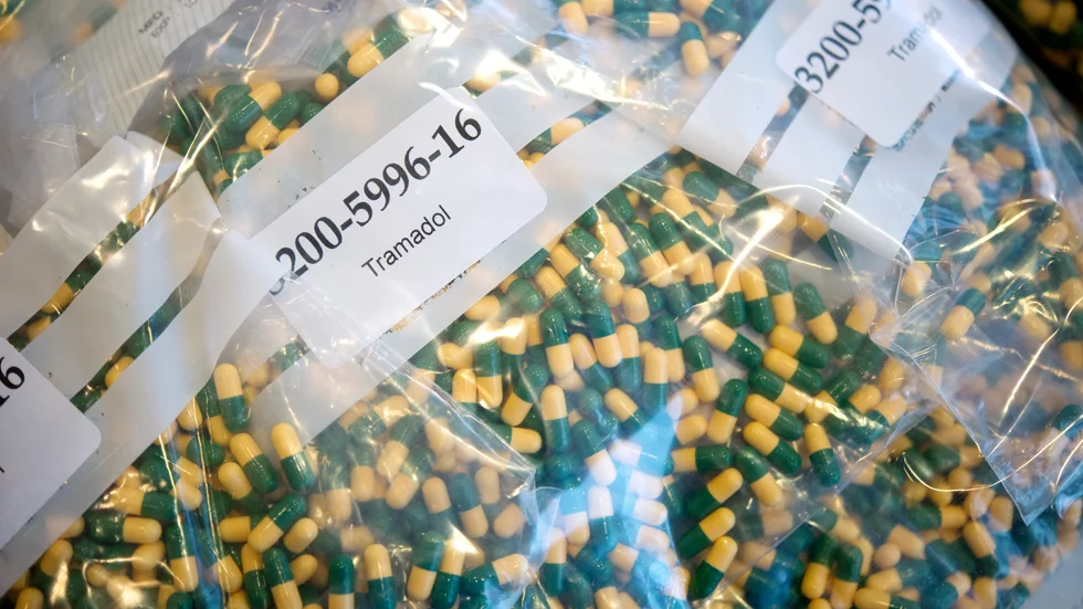 19 574 tabletter tramadol fanns i den dömde mannens bil. Bilden är en genrebild.