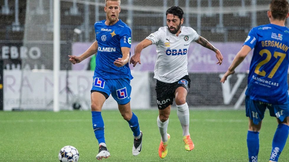 Filip Dagerstål var olycklig vid ÖSK:s andra mål.