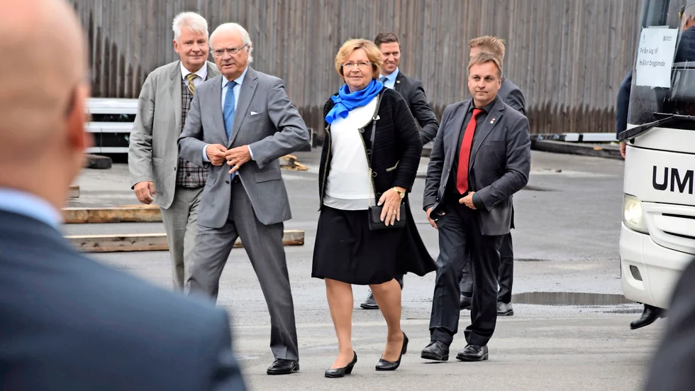 I september 2018 besökte Kung Carl XVI Gustaf Bygdsiljum och Skellefteå.