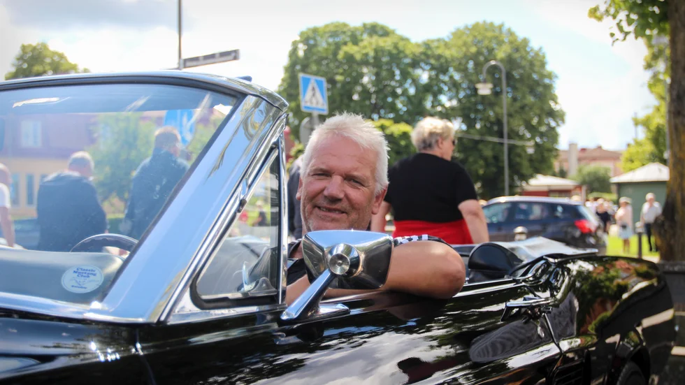 – Det här kan bli sommarens enda cruising, tror Göran Bergkvist från Eskilstuna .