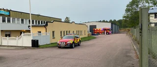 Luktade rök i industribyggnad – inget hittades