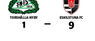 Eskilstuna FC utklassade Torshälla-Nyby på bortaplan