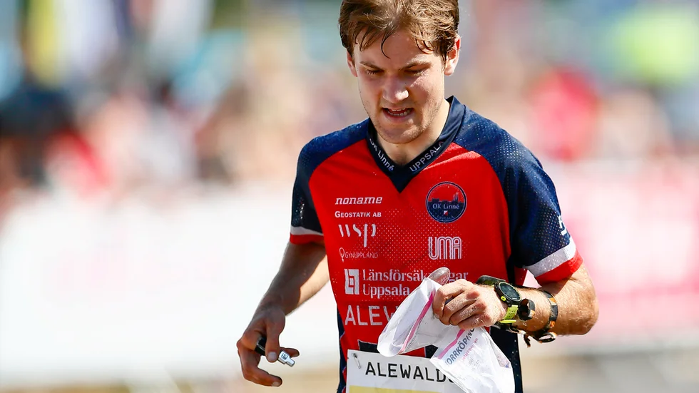 OK Linnés Albin Ridefelt fick nöja sig med en fjärdeplats på SM:s medeldistans.