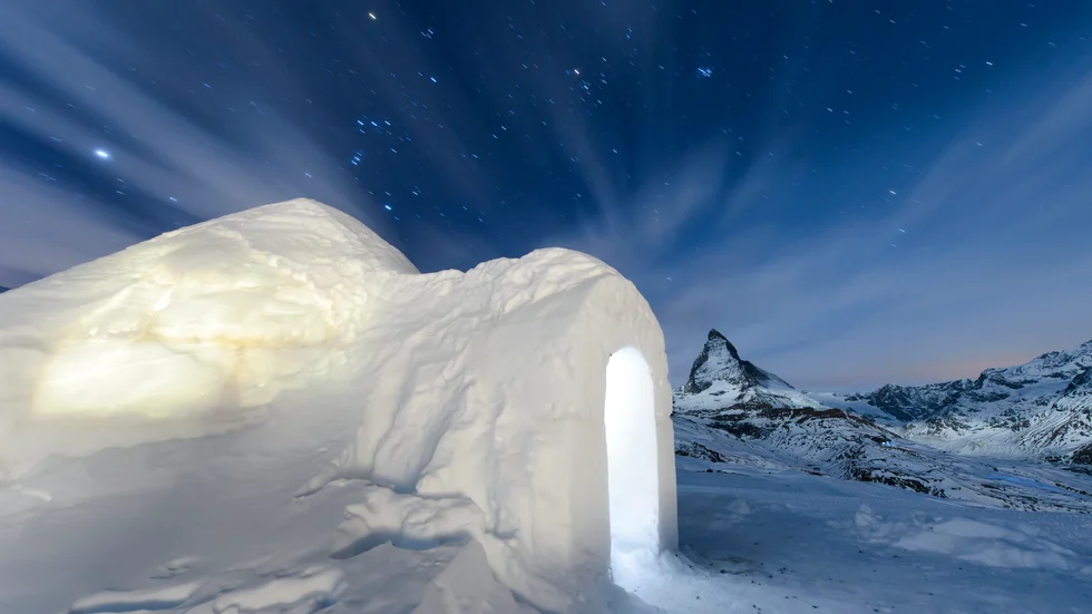 En igloo vore trots allt inte ett beständigt bidrag till bostadsmarknaden på våra breddgrader.