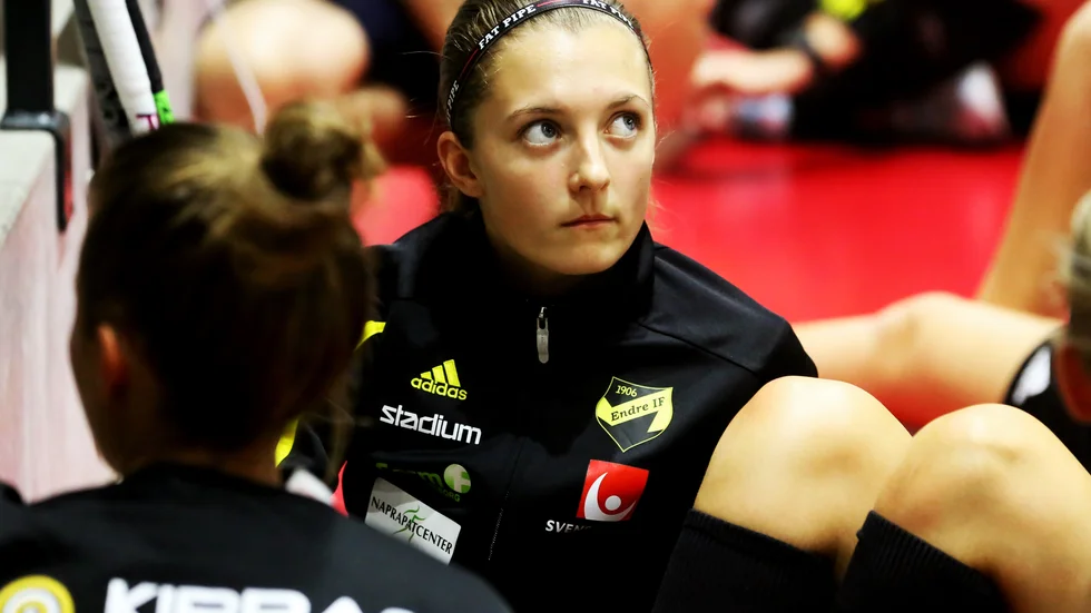 Erika Nilsson gör sin 100:e match för Endre mot Falun.