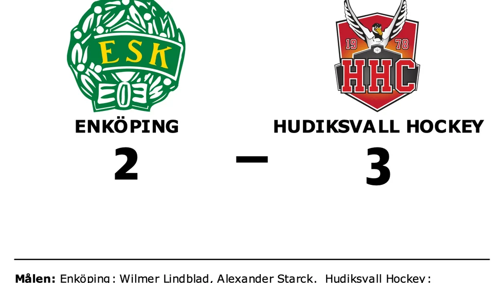 Enköping förlorade mot Hudiksvall Hockey