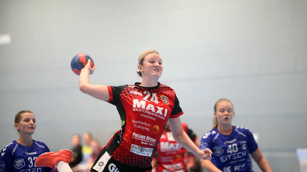 Amelie Tapper var EHF:s främsta målskytt med 9 mål i derbyt mot Bålsta IF.