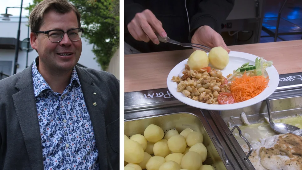 Sverigedemokraterna ville göra flera ändringar i kommunens nya måltidsplan. Men åsikterna kom in för sent enligt kommunalrådet Joakim Magnusson (C). 