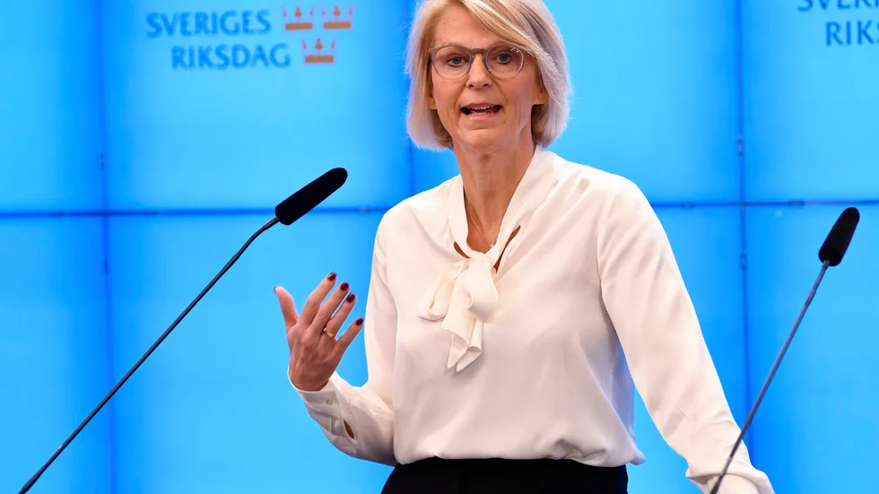 Moderaternas ekonomisk-politiske talesperson Elisabeth Svantesson (M).