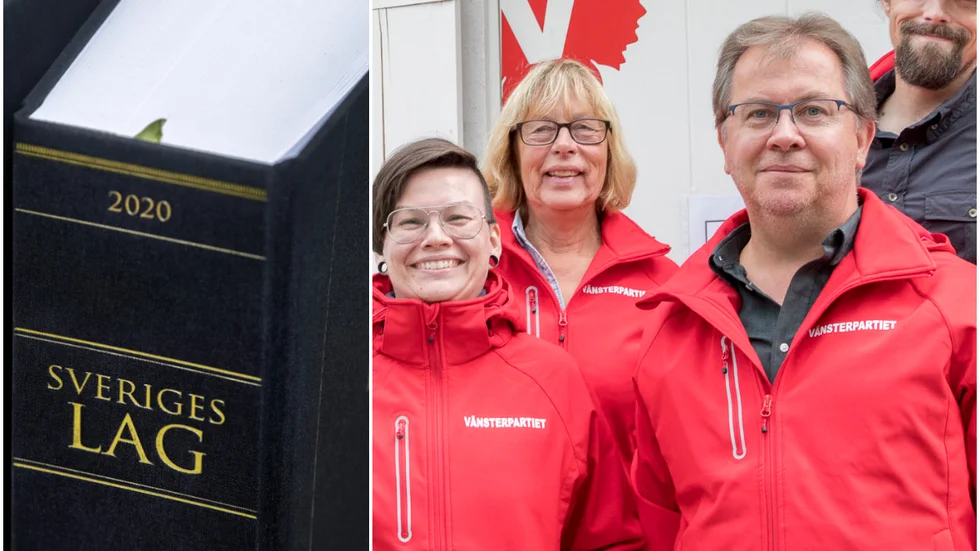 Fyra av de fem vänsterpartisterna som tog ebo-beslutet till domstol: Lindkvist, Johansson, Rosendahl och Selig.