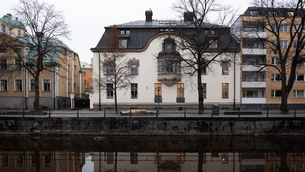 Svanfeldtska huset stod färdigt år 1901 och är ett av fyra stadspalats i Uppsala. 