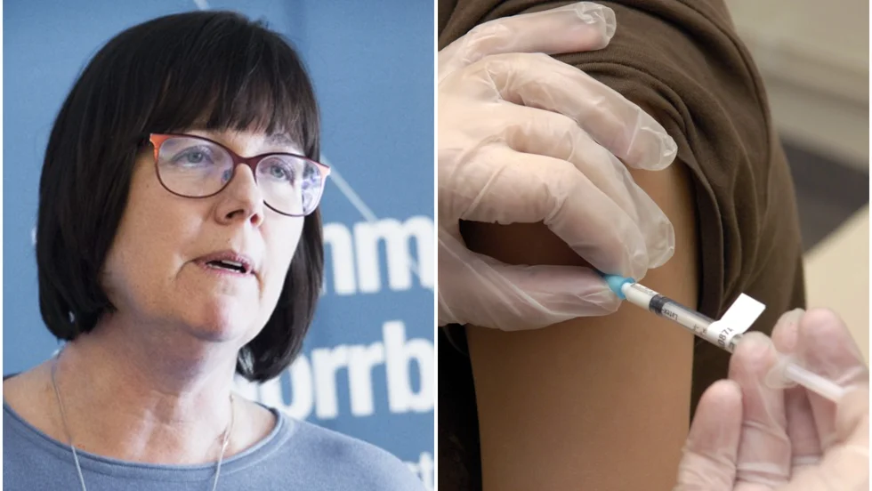 Pia Näsvall, chefläkare på Region Norrbotten, hoppas att uppåt 50 000 norrbottningar ska kunna vaccineras i det första skedet under januari och februari.