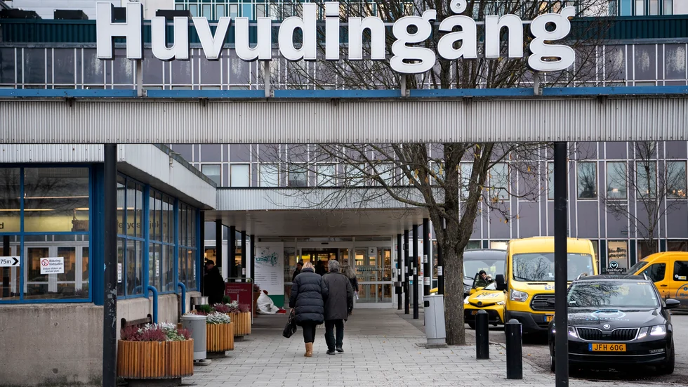 Danderyds sjukhus har utökat antalet slutenvårdsplatser eftersom fler covid-patienter behöver vård. Arkivbild.