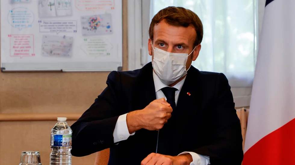 Frankrikes president Emmanuel Macron.
