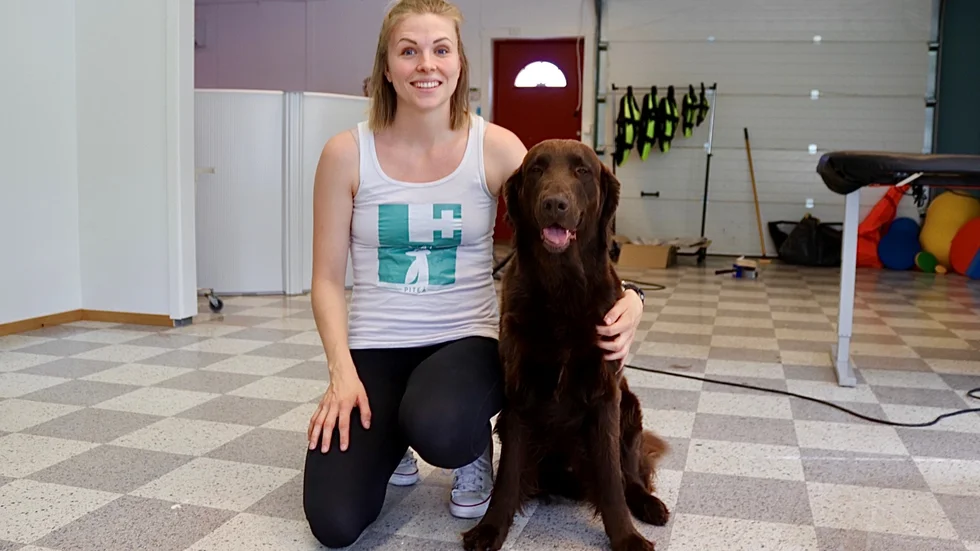 Emelie Jonsson brinner för hundar och deras hälsa.