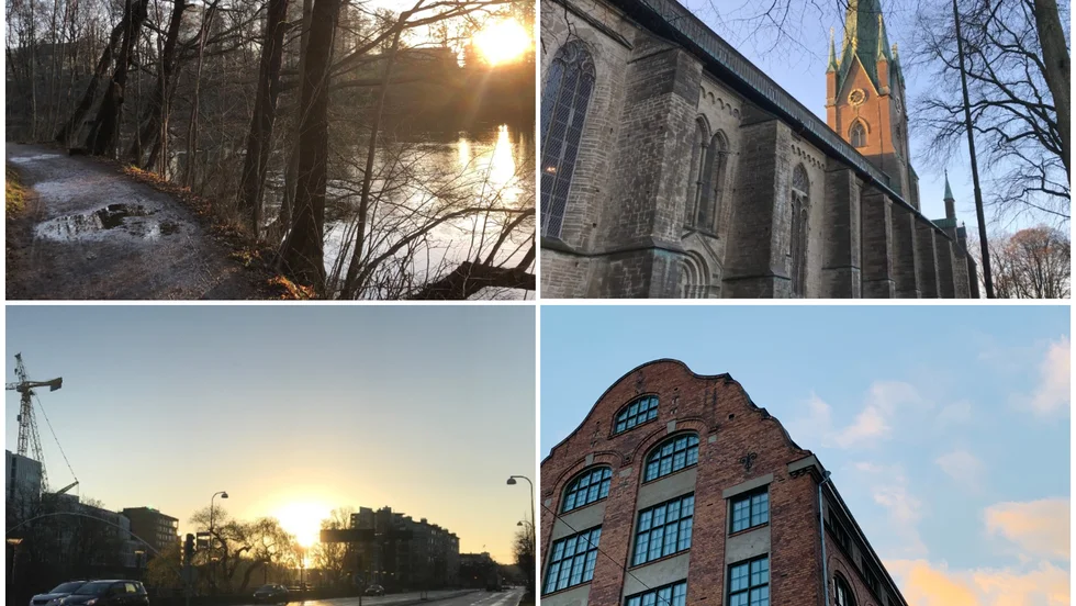 Under onsdagen sken solen på flera platser i Östergötland.