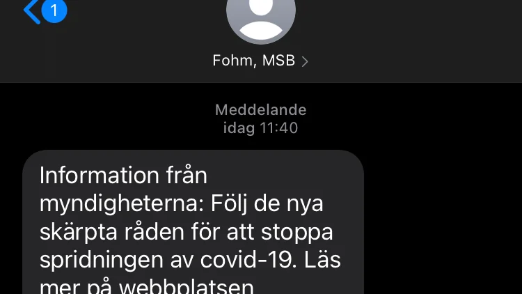 När det är kan myndigheterna nå dig via mobilen, vad du än tycker om det. 