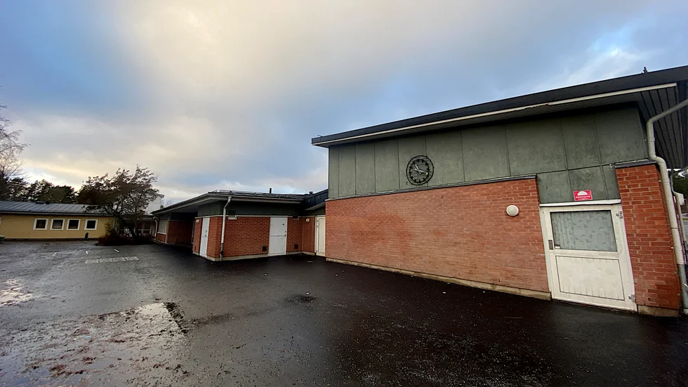 Bergvretenskolan har utsatts för skadegörelse.