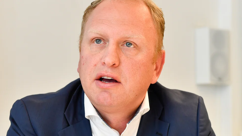 Lastbilstillverkaren Scania, med vd Henrik Henriksson, kan glädjas åt ett kraftigt lyft för orderingången under tredje kvartalet. Arkivbild