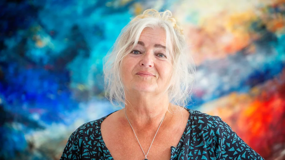 Anette Blomberg presenterar ett känslofyllt måleri. 