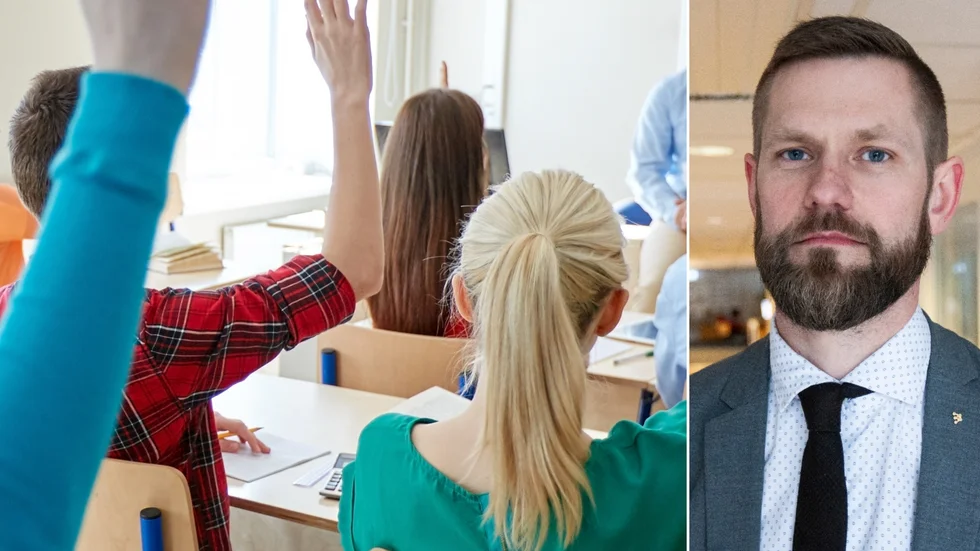 Bildningsnämndens ordförande Mark Henriksson (M) säger att de är beredda om läget skulle kräva att ha högstadier på distans.