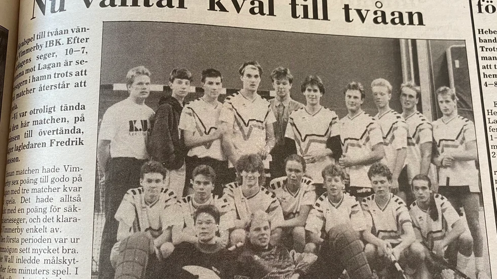 Seriesegrande Vimmerby IBK anno 1991.
