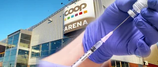 Då börjar vaccinationen i Coop Norrbotten arena