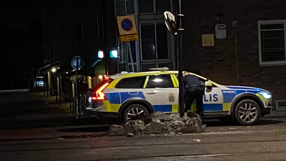 Polis kallades till Ljura på fredagskvällen.