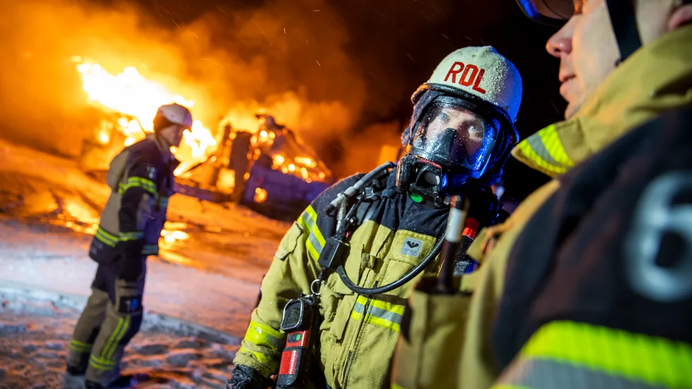 På onsdag kväll började måleriet på Stenvalls trä att brinna.