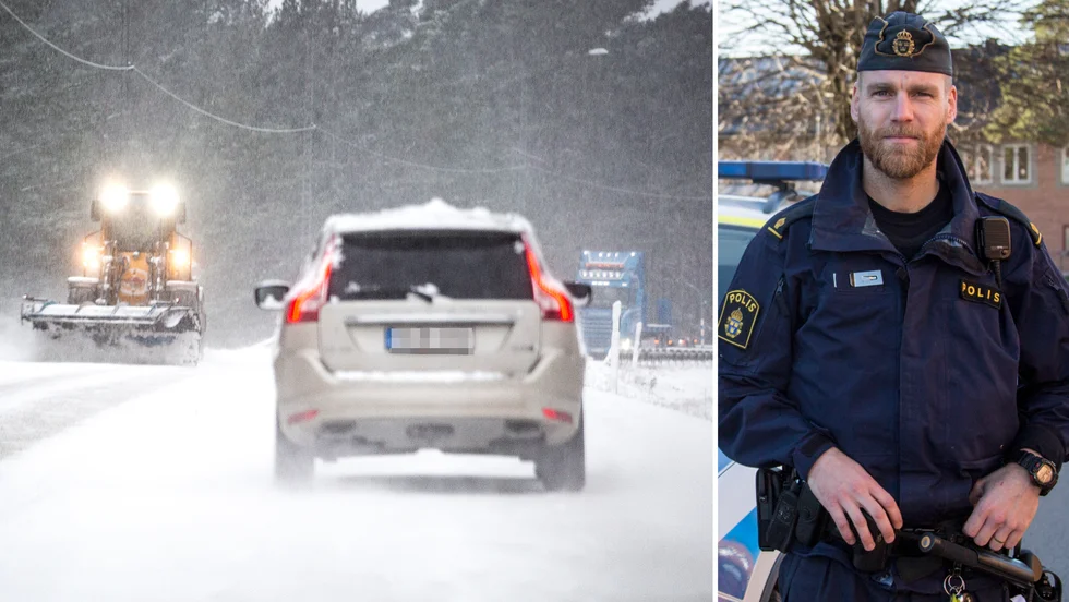 Reflexväst och en varm tröja är bra att ha till hands, säger Marcus Nyman, yttre befäl. 