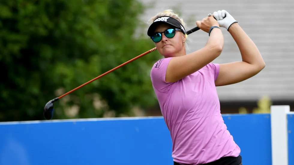 Anna Nordqvist spelade stabilt första dagen av ANA Inspiration. Arkivbild.
