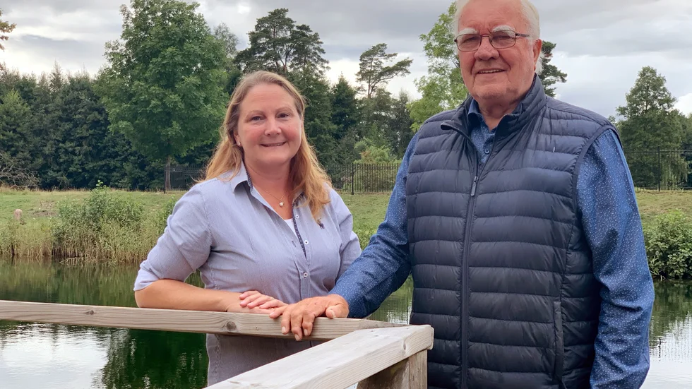 Monika Eriksson är ledamot och Yngve Folkesson är ordförande i Framtid Borensberg. 