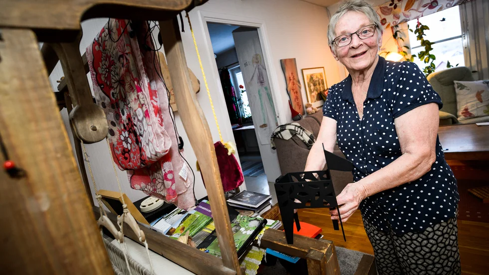 Sara Arnia-Bredefeldt blir 85 år den 26 juli. Bilden är tagen när hon utsågs till Årets norrbottning 2017. 