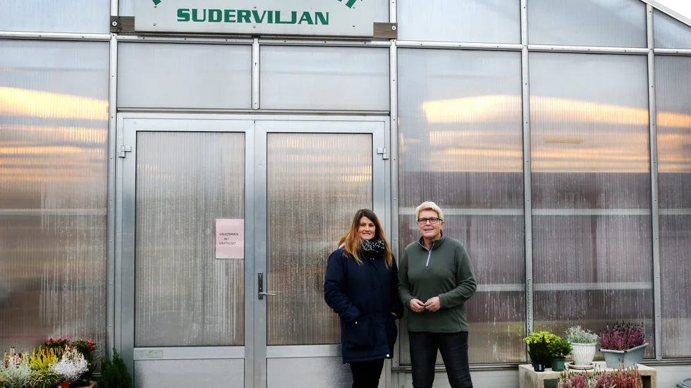 I det som Suderviljan hyr ingår ett växthus som blev klart i samband med upprustningen för sju år sedan.