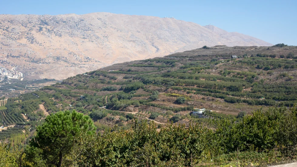 En bit av de delar av Golanhöjderna som Israel kontrollerar. Arkivbild.