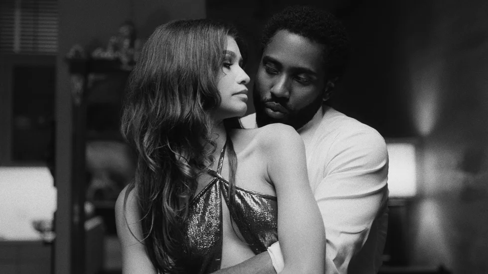 Zendaya och John David Washington spelar huvudrollerna i "Malcolm and Marie" som får premiär på Netflix den 5 februari. Pressbild.