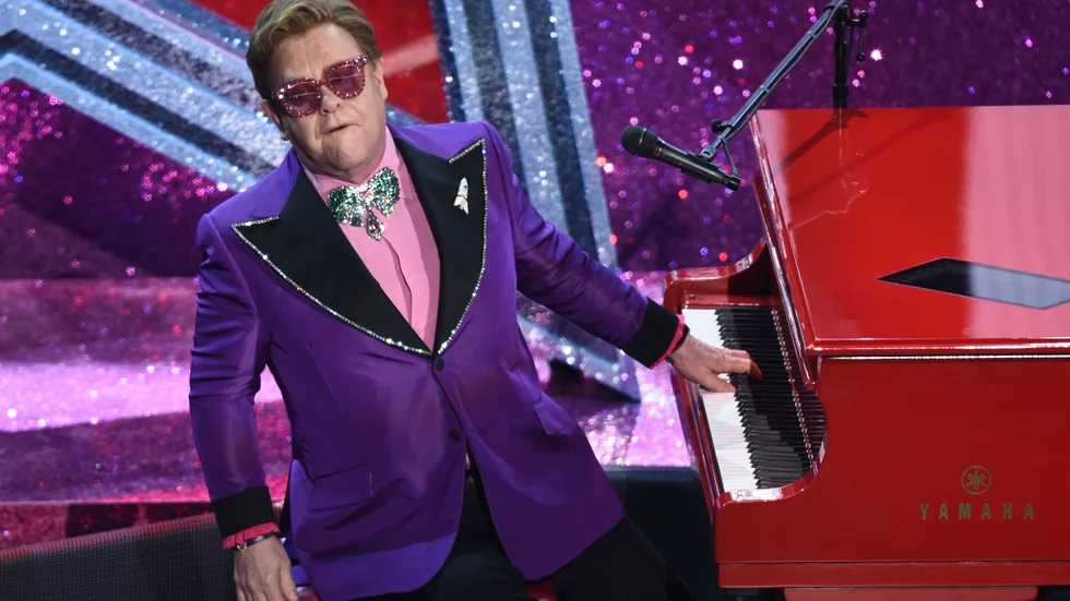 Elton John firar nykterhetsjubileum. Arkivbild.