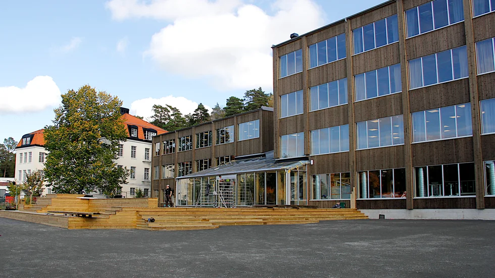 Nya Margarethaskolan i Knivsta byggdes av Sisyfos och var klar hösten 2020.
