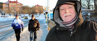 Finspångsbo om halkan: "Vad tusan, de kan väl sanda?"