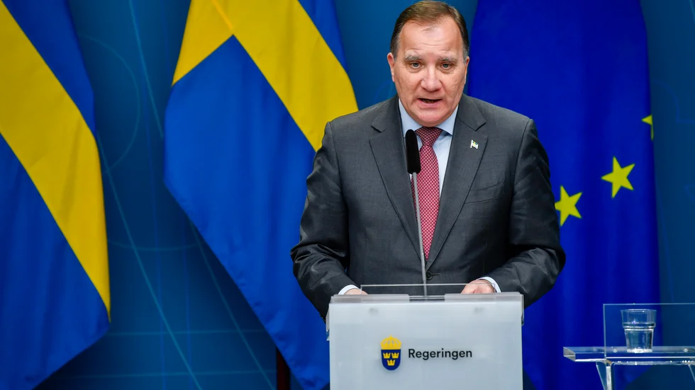 I kväll håller Stefan Löfven ett tal till nationen. Arkivbild.