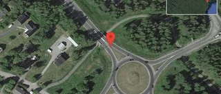Singelolycka på väg 374