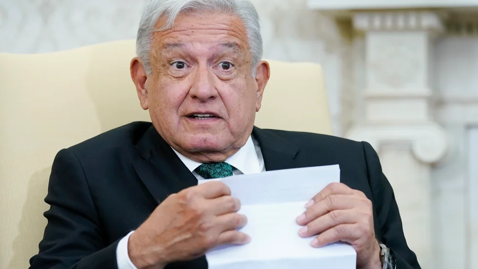 Mexikos president Andrés Manuel López Obrador. Arkivbild.